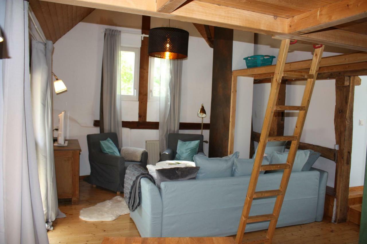 Sonnige Fachwerkwohnung Alfter Eksteriør billede